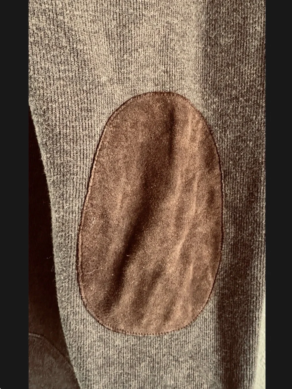 Ralph Lauren Brown Shawl-Collar 100% Cotton Sweater